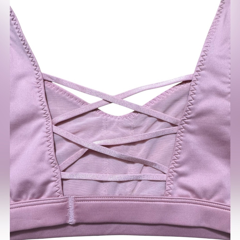 Victoria Sport Ballet Pink Size Medium Strappy Sports Bra - Picture 5 of 14